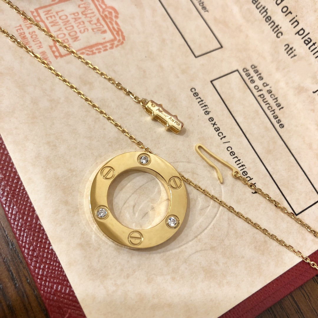 Eterna Jewels LIEBESKETTE 16MM 3 DIAMANTEN