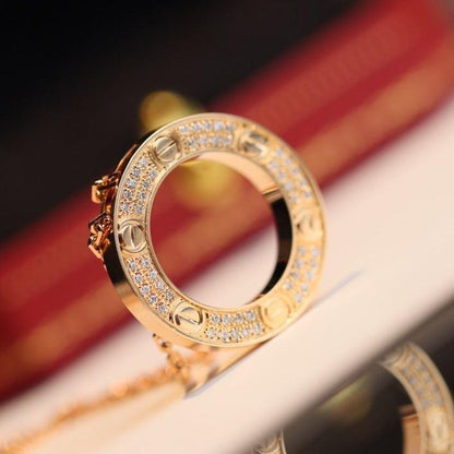 [Eterna Jewels]LOVE NECKLACE ADJUSTABLE ROSE GOLD