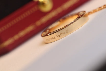 [Eterna Jewels]LOVE NECKLACE ADJUSTABLE ROSE GOLD