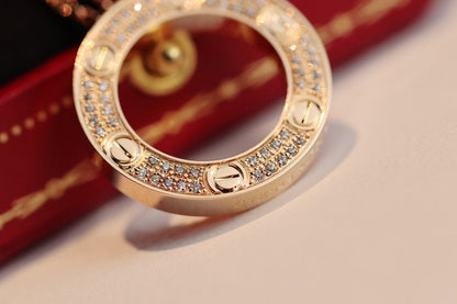 [Eterna Jewels]LOVE NECKLACE ADJUSTABLE ROSE GOLD