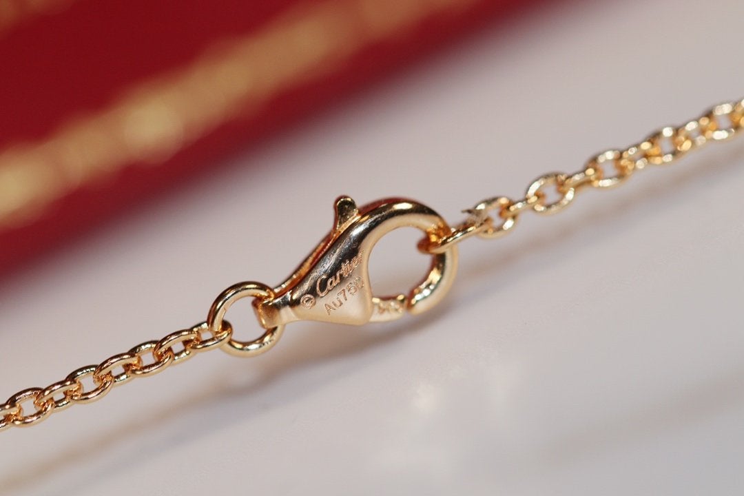 [Eterna Jewels]LOVE NECKLACE PINK GOLD AND SILVER