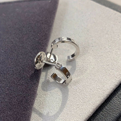 [Eterna Jewels]LOVE EARRINGS 2.65MM SILVER