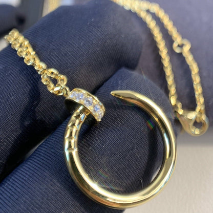 [Eterna Jewels]JUSTE NECKLACE GOLD DIAMONDS