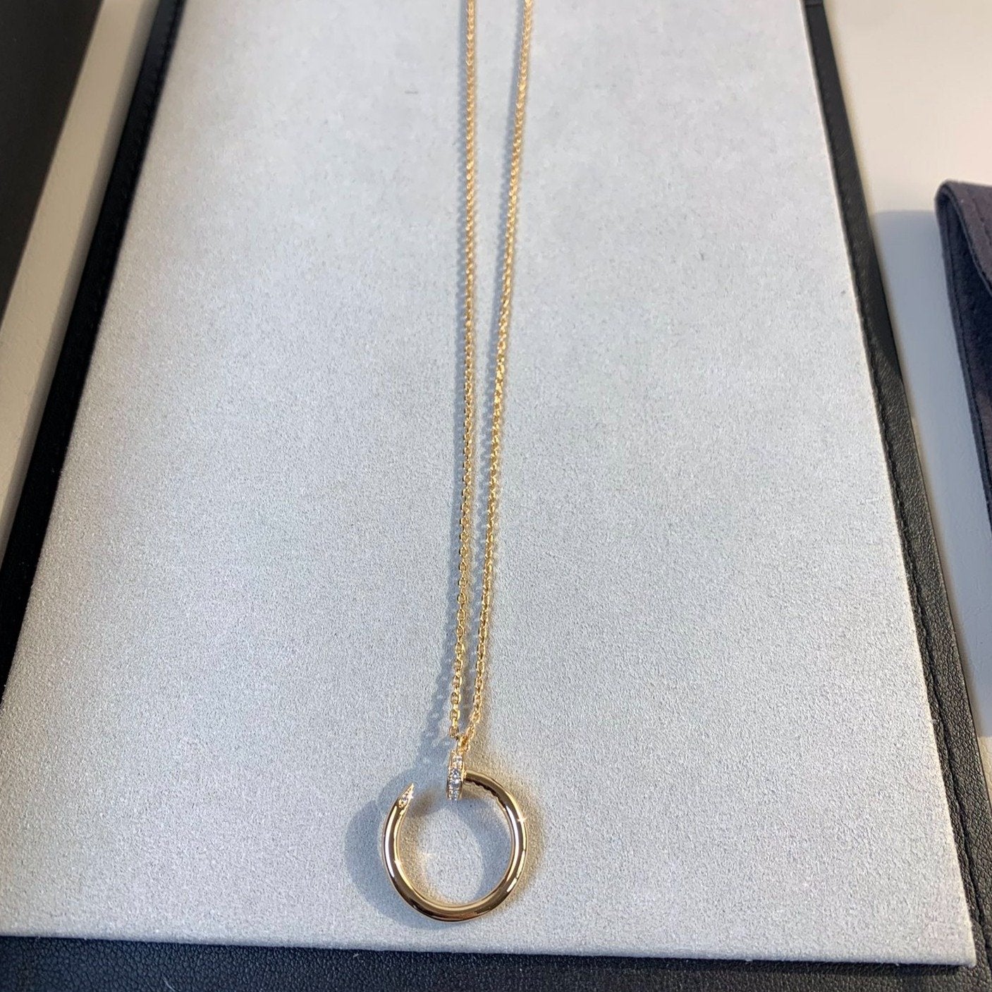 [Eterna Jewels]JUSTE NECKLACE PINK GOLD