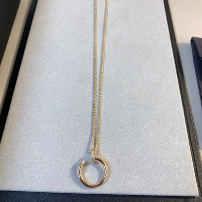 [Eterna Jewels]JUSTE NECKLACE PINK GOLD