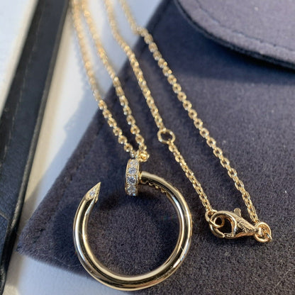 [Eterna Jewels]JUSTE NECKLACE PINK GOLD