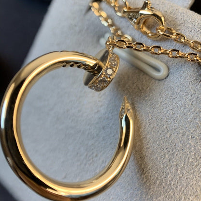 [Eterna Jewels]JUSTE NECKLACE PINK GOLD