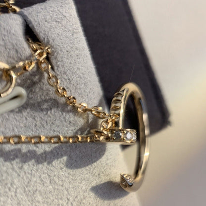 [Eterna Jewels]JUSTE NECKLACE PINK GOLD