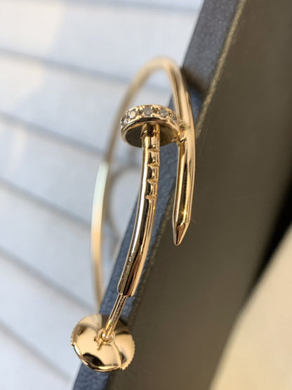 [Eterna Jewels]JUSTE EARRINGS GOLD DIAMONDS 1.8MM