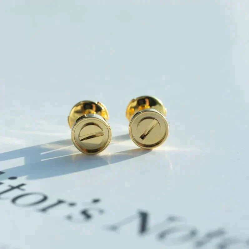 [Eterna Jewels]LOVE EARRINGS GOLD 10MM