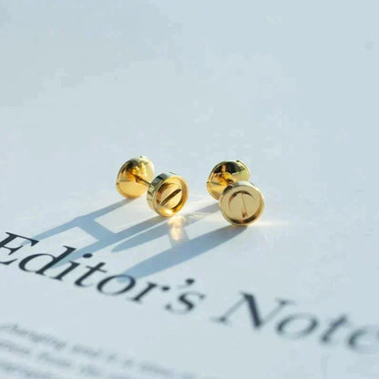 [Eterna Jewels]LOVE EARRINGS GOLD 10MM