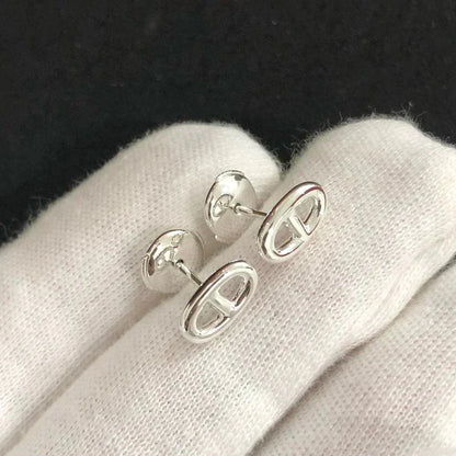 [Eterna Jewels]CHAINE SMALL EARRINGS GOLD AND SILVER