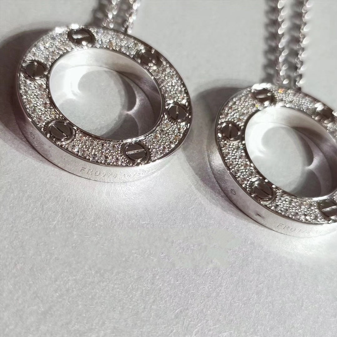 [Eterna Jewels]LOVE NECKLACE ADJUSTABLE SILVER