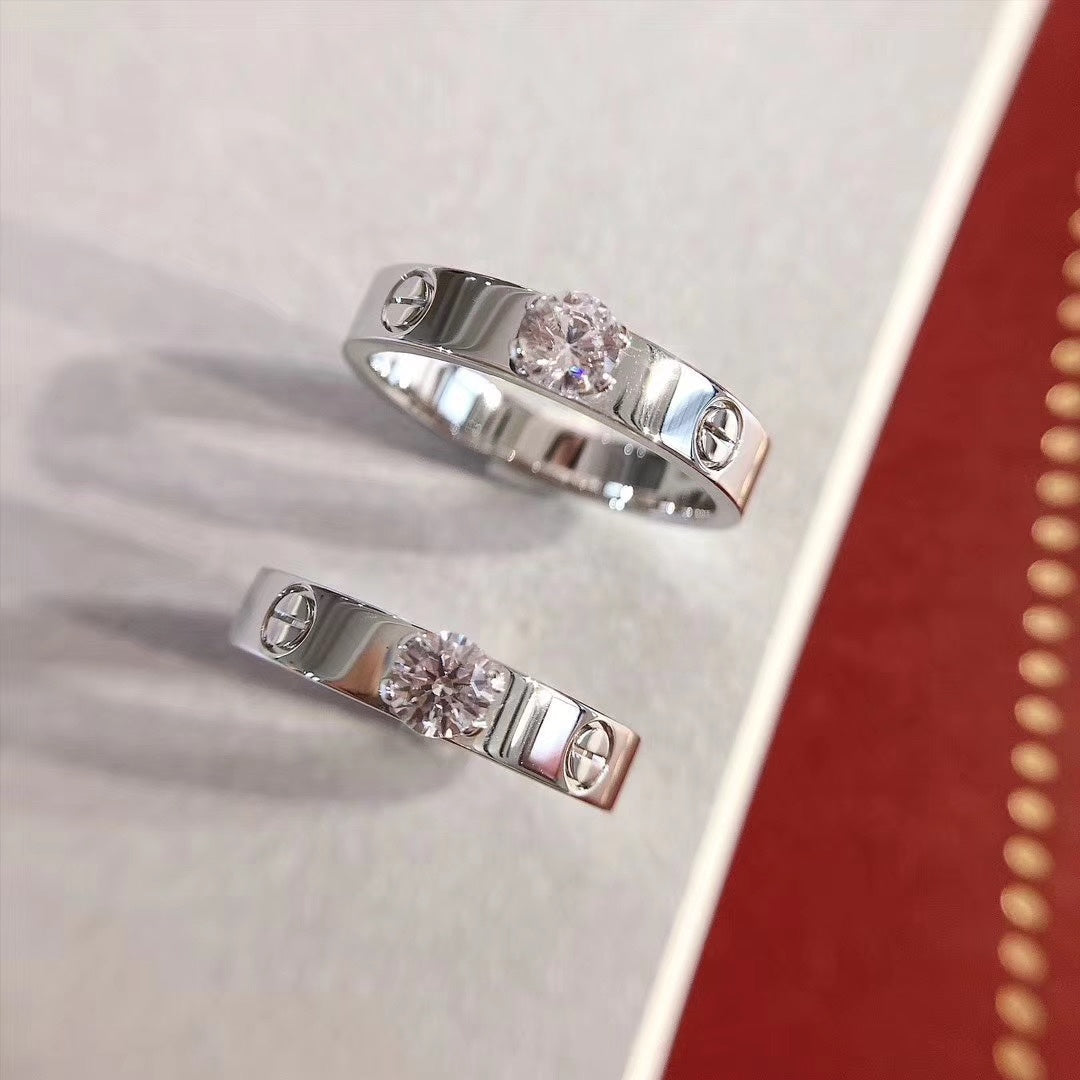 [Eterna Jewels]LOVE RING 3.6MM 1 BIG DIAMOND
