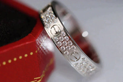 [Eterna Jewels]LOVE RING 3.6MM DIAMOND PAVED