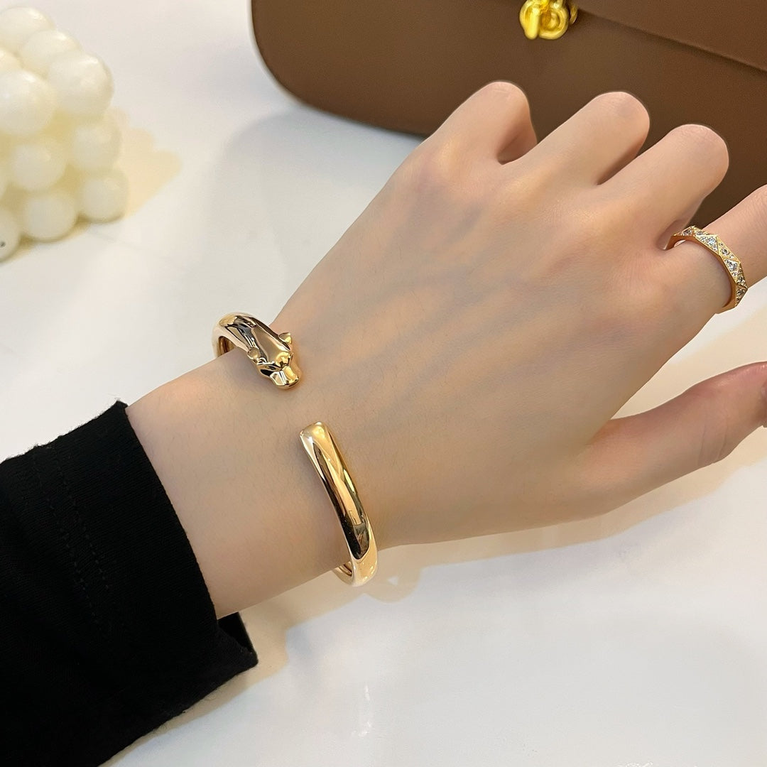 [Eterna Jewels]PANTHERE GOLD OPEN BRACELET