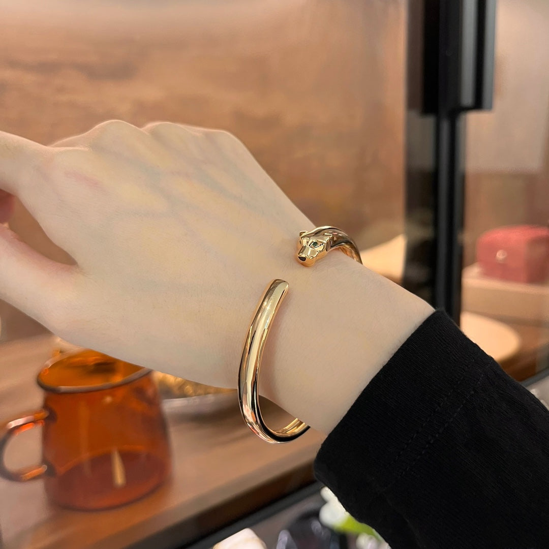 [Eterna Jewels]PANTHERE GOLD OPEN BRACELET