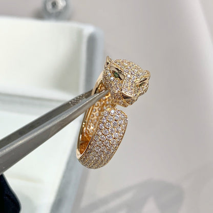 [Eterna Jewels]PANTHERE PINK GOLD DIAMOND RING