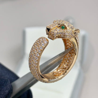 [Eterna Jewels]PANTHERE PINK GOLD DIAMOND RING