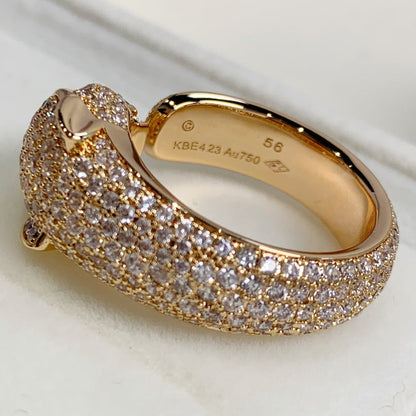 [Eterna Jewels]PANTHERE PINK GOLD DIAMOND RING