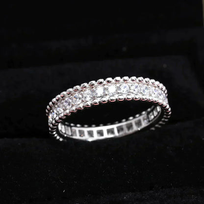 [Eterna Jewels]PERLEE DIAMOND SILVER RING