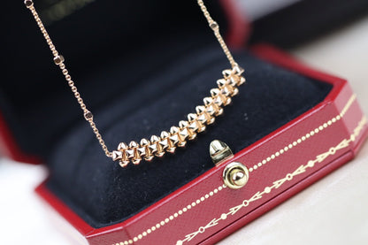 [Eterna Jewels]CLASH PINK GOLD NECKLACE