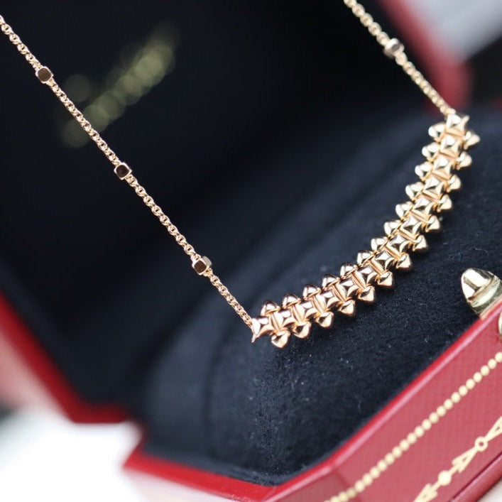 [Eterna Jewels]CLASH PINK GOLD NECKLACE