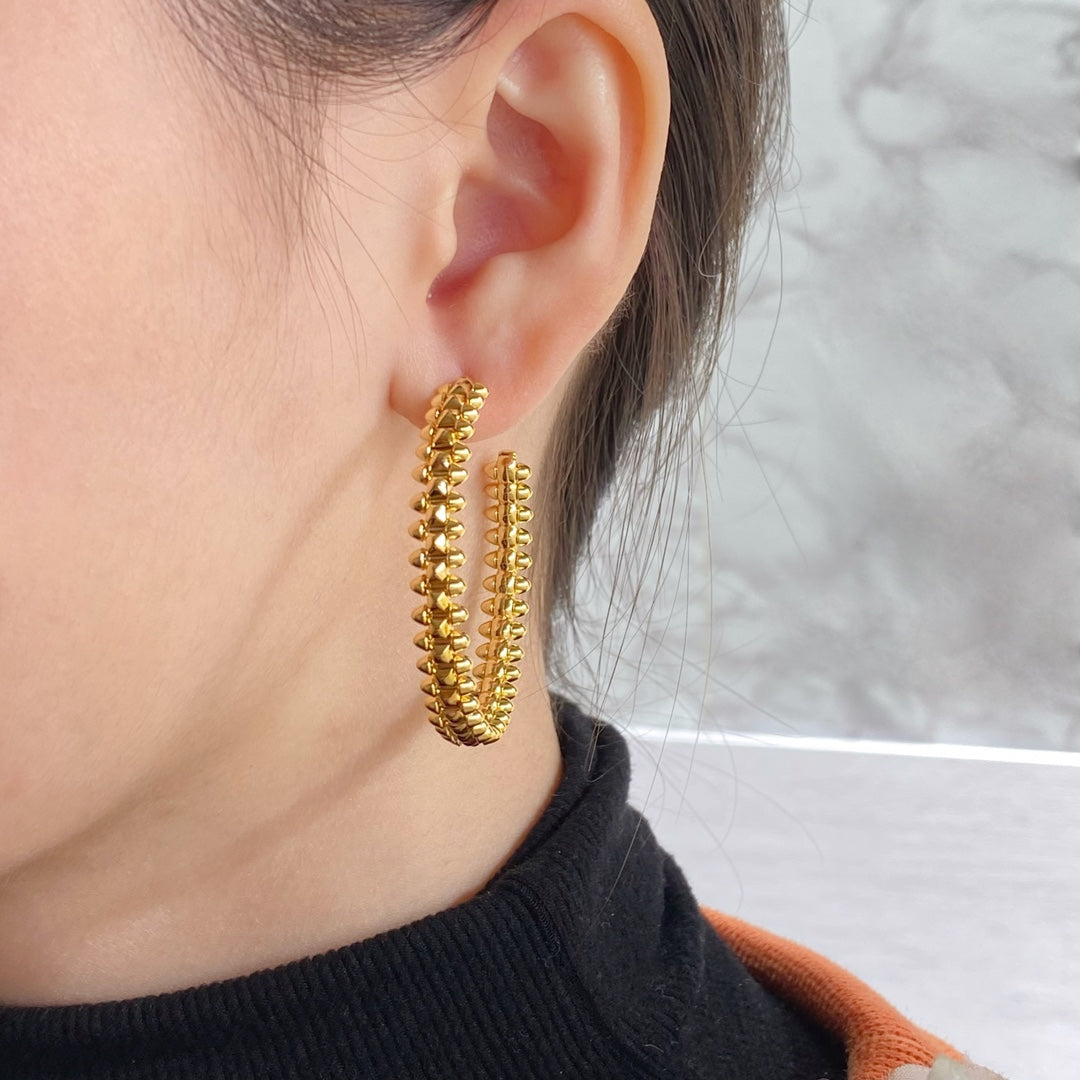 [Eterna Jewels]CLASH LARGE HOOP EARRINGS