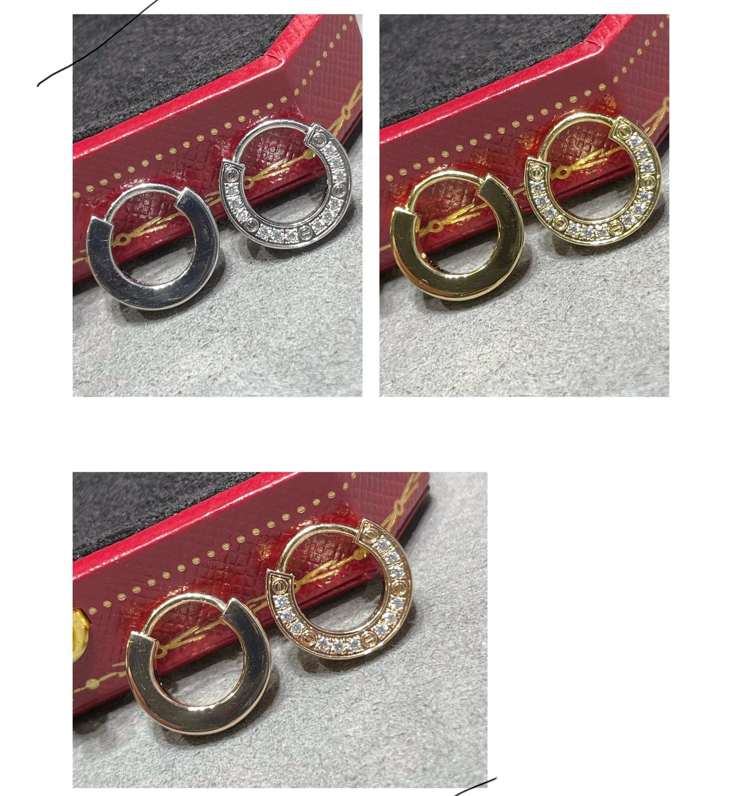 [Eterna Jewels]LOVE DIAMOND EARRINGS