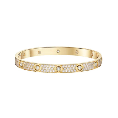 [Eterna Jewels]LOVE BRACELET 6.1MM DIAMOND-PAVED 10 BIG DIAMONDS