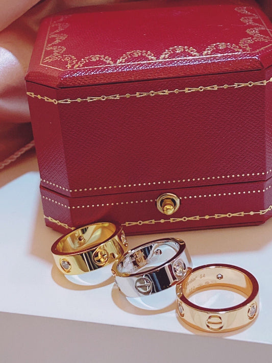 [Eterna Jewels]Three-Diamond Ring