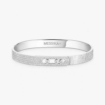 [Eterna Jewels]2026 BRAND-NEW FROSTED BRACELET WITH DIAMONDS THREE COLORS