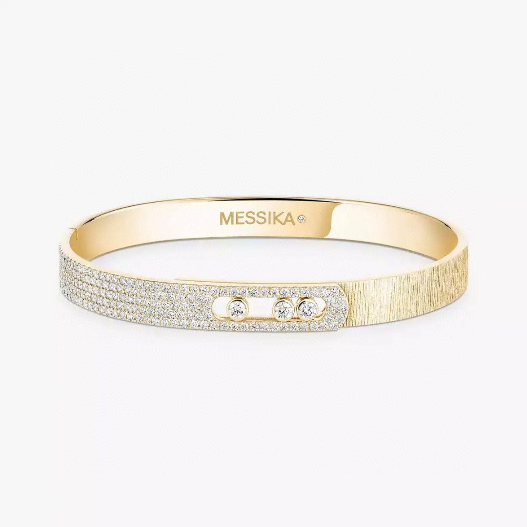 [Eterna Jewels]2026 BRAND-NEW FROSTED BRACELET WITH DIAMONDS THREE COLORS