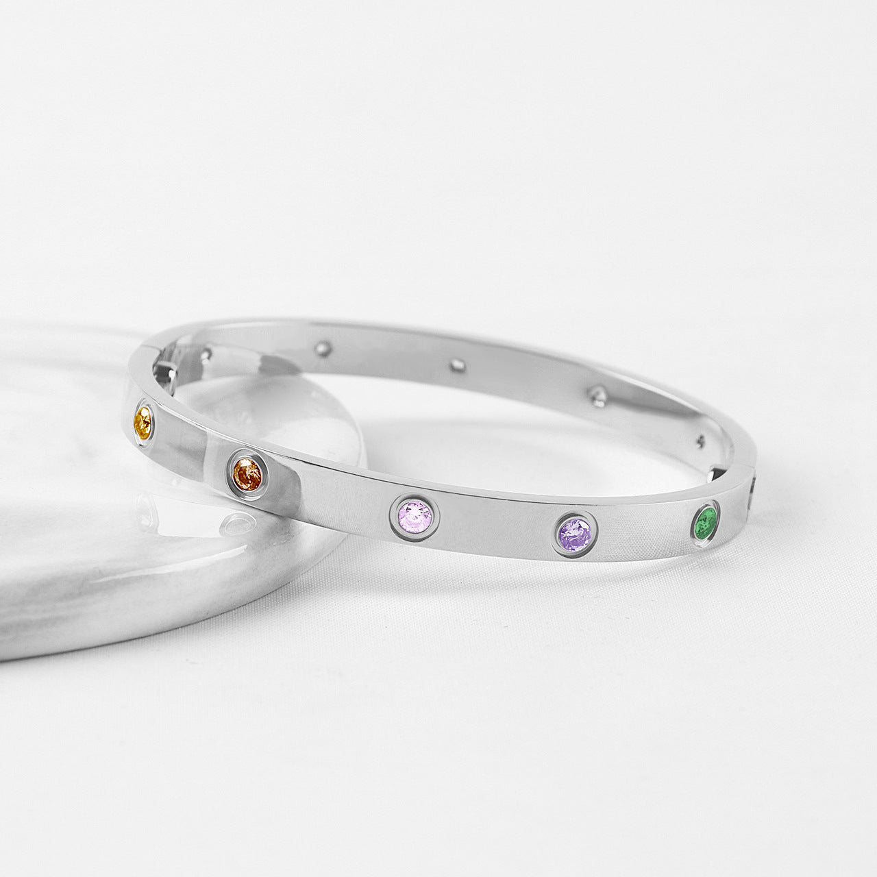 [Eterna Jewels] 2026 NEW 6.1MM COLORED GEMSTONE BRACELET