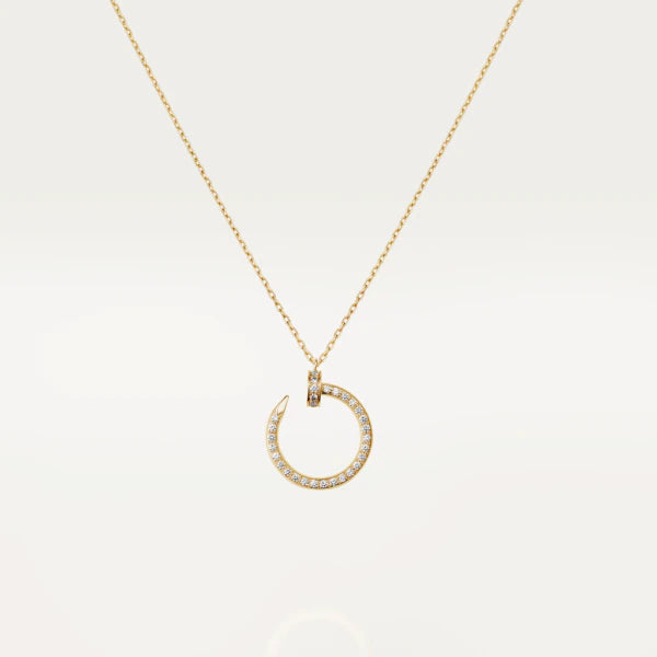 [Eterna Jewels]JUSTE NECKLACE GOLD DIAMONDS