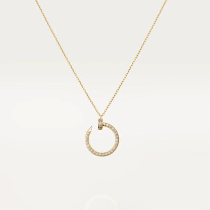 [Eterna Jewels]JUSTE NECKLACE GOLD DIAMONDS