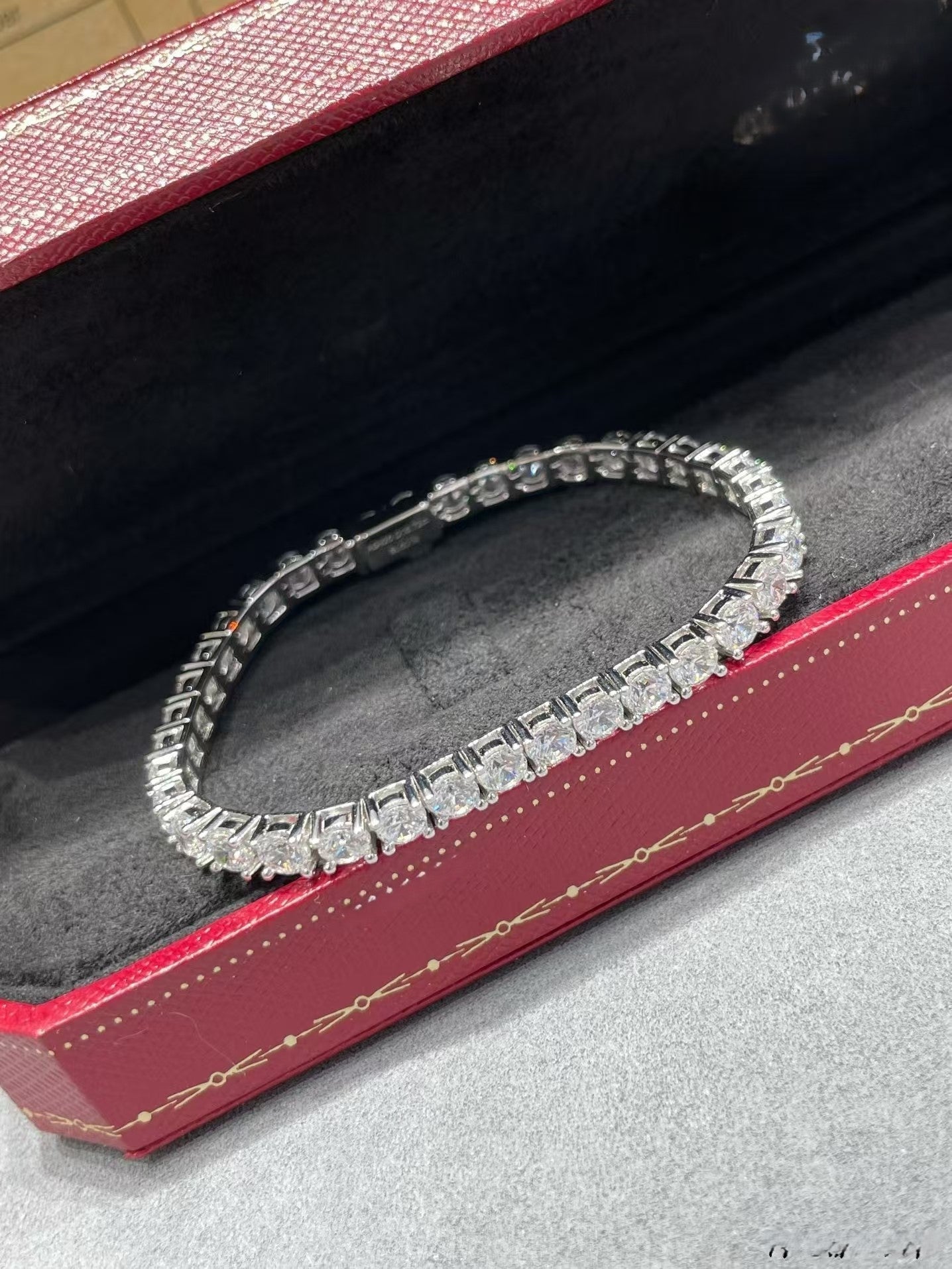 [Eterna Jewels jewelrys]TENNIS BRACELET WITH FULL DIAMOND SETTING