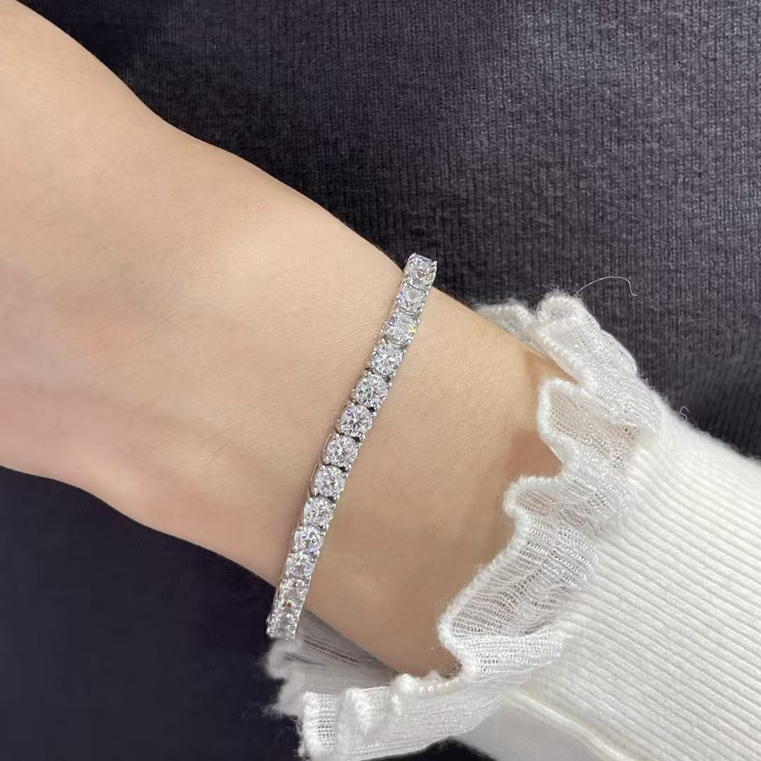 [Eterna Jewels jewelrys]TENNIS BRACELET WITH FULL DIAMOND SETTING