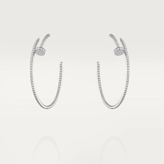 [Eterna Jewels]JUSTE EARRINGS FULL DIAMONDS 1.8MM