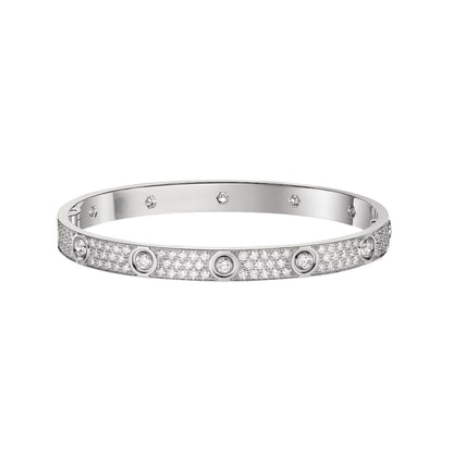 [Eterna Jewels]LOVE BRACELET 6.1MM DIAMOND-PAVED 10 BIG DIAMONDS