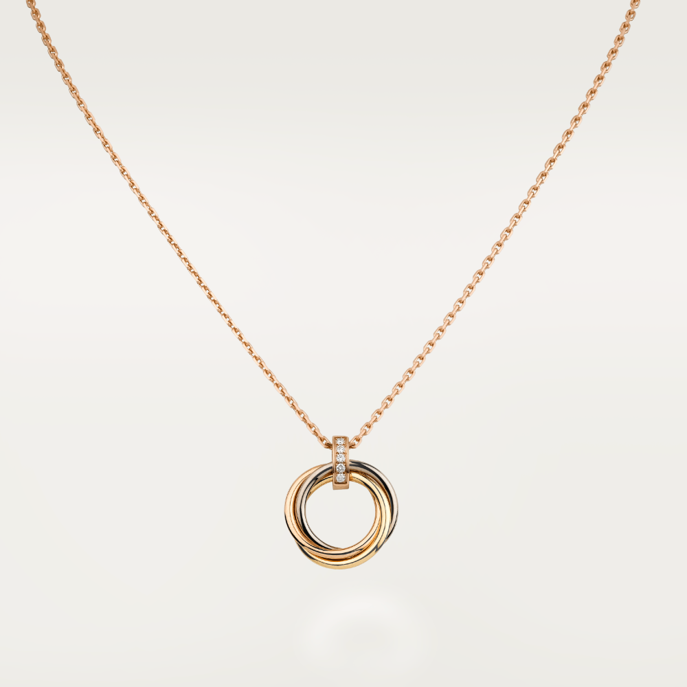 [Eterna Jewels]TRINITY NECKLACE GOLD  DIAMONDS