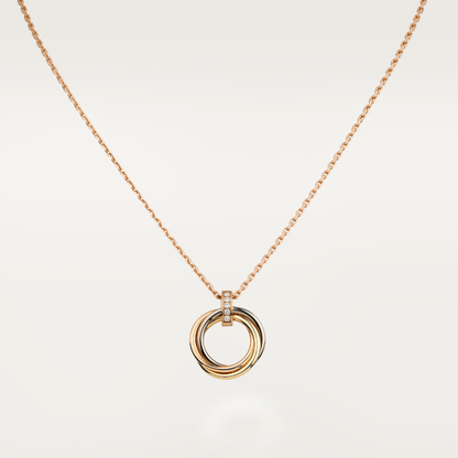 [Eterna Jewels]TRINITY NECKLACE GOLD  DIAMONDS