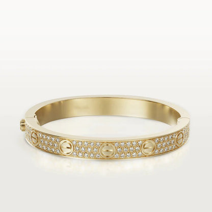 [Eterna Jewels]LOVE BRACELET 6.1MM DIAMOND-PAVED
