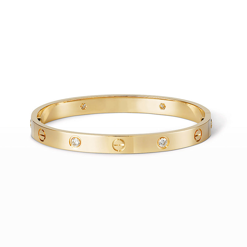[Eterna Jewels]LOVE BRACELET 6.1MM 4 DIAMONDS