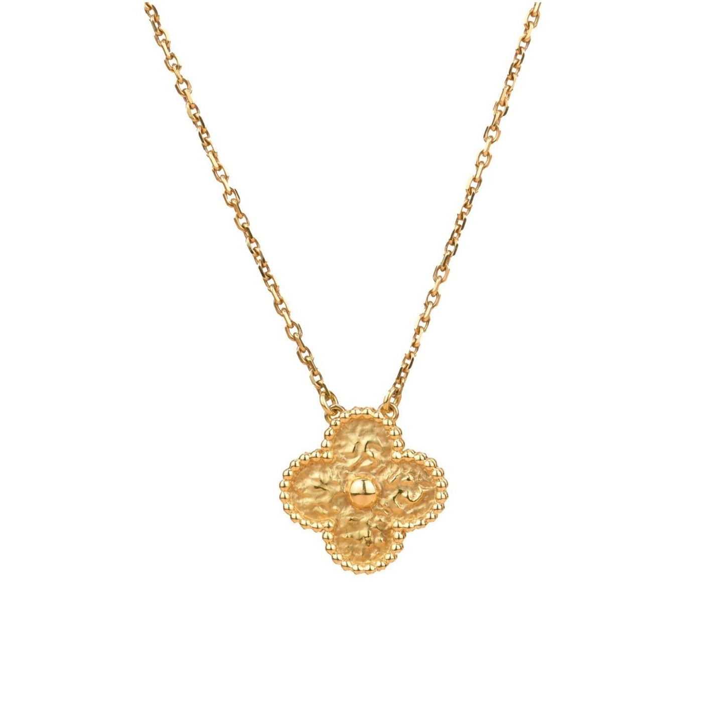[Eterna Jewels]CLOVER 15MM  BRONZING NECKLACE