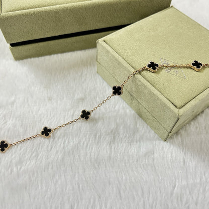 [Eterna Jewels]CLOVER 6 MOTIF  ONYXS BRACELET