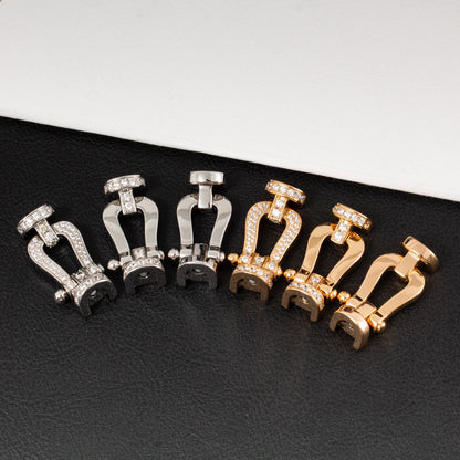 [Eterna Jewels]FORCE LARGE HORSESHOE FULL DIAMOND BRACELET ROSE GOLD