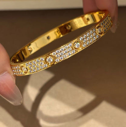 [Eterna Jewels]LOVE BRACELET 6.1MM DIAMOND-PAVED 10 BIG DIAMONDS