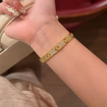 [Eterna Jewels]LOVE BRACELET 6.1MM DIAMOND-PAVED 10 BIG DIAMONDS