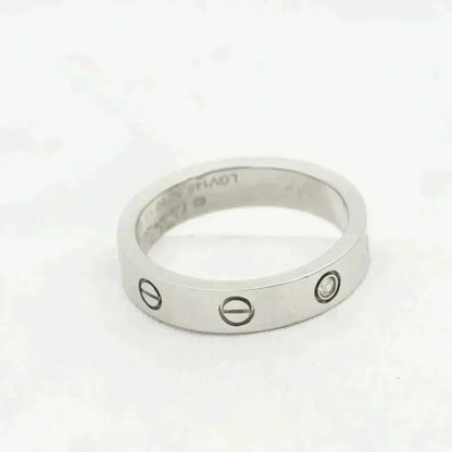 [Eterna Jewels]LOVE RING 4MM 1 DIAMOND SILVER